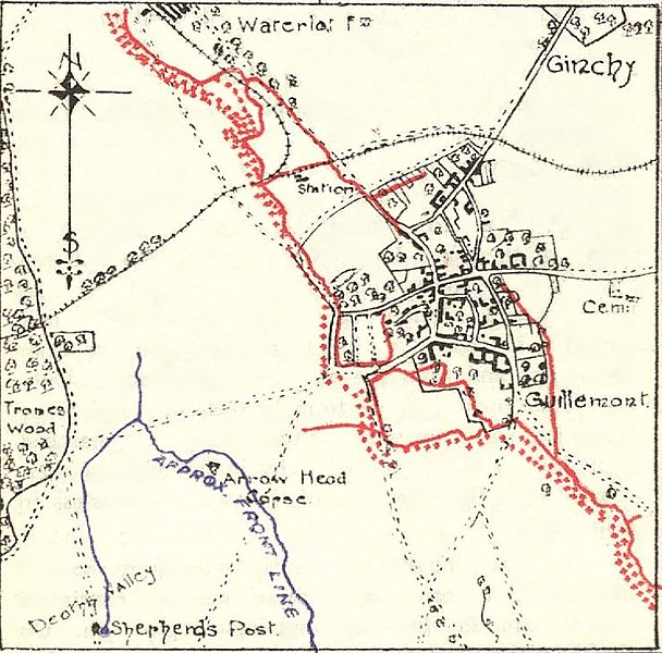 File:55th (West Lancashire) Division positions at Guillemont.jpg