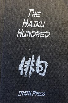 The Haiku Hundred A picture taken of the cover of the Haiku Hundred book.jpg