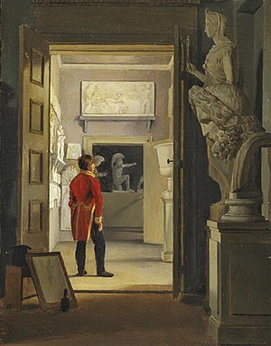 Адам Мюллер - Partie af Antiksalen paa Charlottenborg - 1830.jpg
