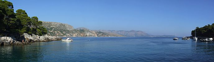 Adriatic Sea - view from Lokrum island