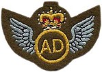 The Air Despatch brevet awarded to Air Despatchers after completion of 20 Air Despatch sorties Adwings.jpg