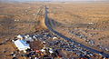 Vista aèria del festival del desert d'al-Ghadha del 2007