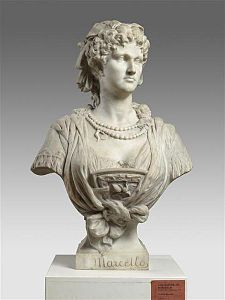 Femme transtévérine (1874), marbre, Paris, musée d'Orsay.
