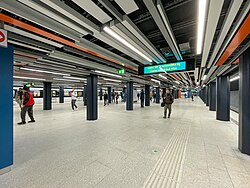 After the renovation of the Nyugati pályaudvar metro station in 2023.jpg