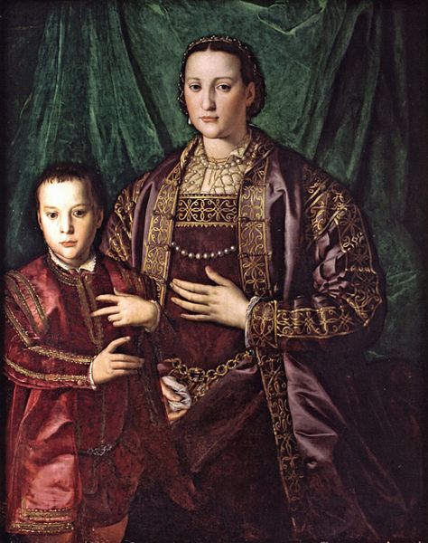 File:Agnolo Bronzino - Eleonora di Toledo with her son Francesco.jpg