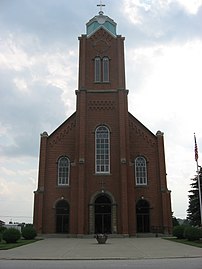 All Saints Catholic Church at New Riegel, front.jpg