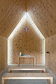 * Nomination Chapel of Saint Theodul at the Alpe Vordere Niedere, municipality of Andelsbuch in the Bregenz Forest, Vorarlberg, Austria --Uoaei1 04:55, 8 February 2019 (UTC) * Promotion Blue CA in the cross. --Basile Morin 04:54, 8 February 2019 (UTC)  Info @Basile Morin: this is blue stained glass, no CA --Uoaei1 09:49, 8 February 2019 (UTC)  Support Ok, then. Good quality. --Basile Morin 10:42, 8 February 2019 (UTC)