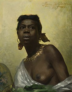 Anna Bilińska-Bohdanowiczowa Black girl