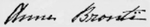 Anne Brontë's signature.png