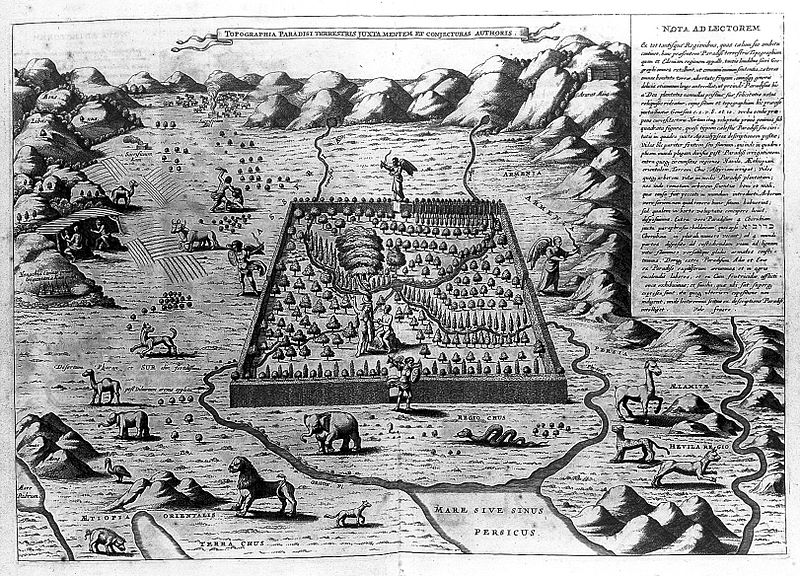 File:Arca Noe, topography of paradise, by A. Kircher. Wellcome L0013367.jpg