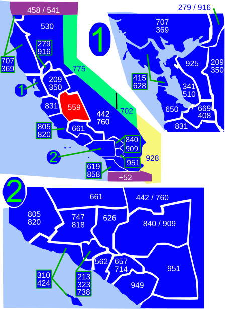 Area code 559