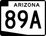 State Route 89A marker