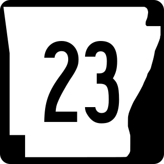 <span class="mw-page-title-main">Arkansas Highway 23</span> Highway in Arkansas