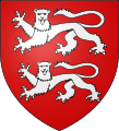 Armoiries de la famille d’Ochain (qui prétendaient descendre des ducs de Normandie).