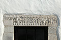 Ascain, détail d'un linteau de 1789