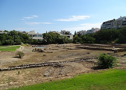 The site of the excavations