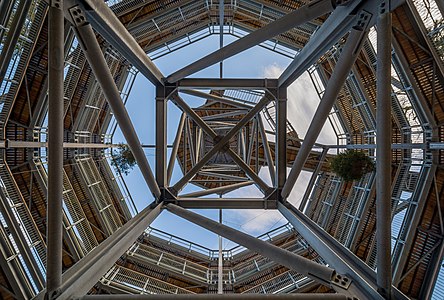 Circular rise to the Canopy walkway in Bad Harzburg