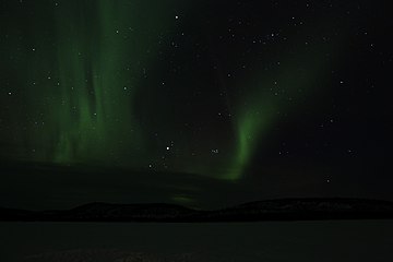 Aurora borealis (Inarijärvi)