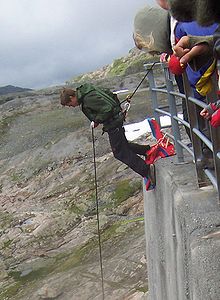 abseiling rope