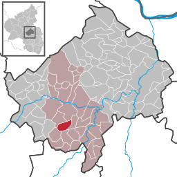Läget för Bärweiler i Landkreis Bad Kreuznach