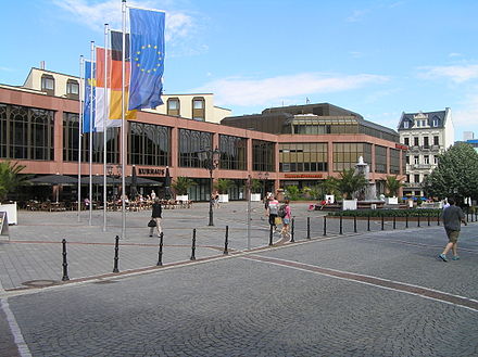 The Kurhaus is a modern multi-functional building, not to be confused with the historic Kaiser Wilhelm baths