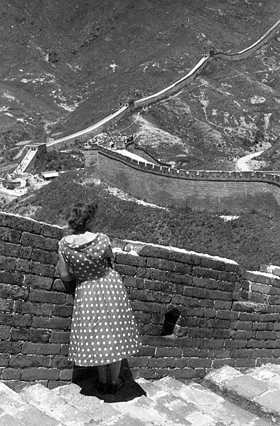 File:Badaling, Kína, 1959. A Nagy Fal. Fortepan 30544.jpg