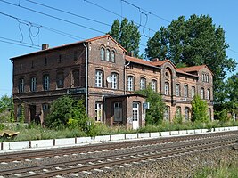 Listed reception building.