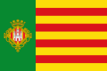 Flag (official) of the capital of the province of Castelló: Castelló de la Plana. This province does not have a flag.