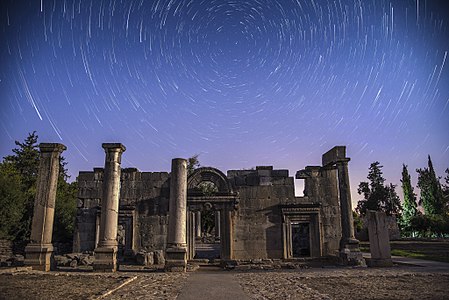 Ancient synagogue at Baram by Erez Ashkenazi