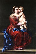 Madonna with the Rosary by Murillo, 1650