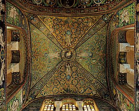 Bazilika San Vitale, mozaika Božieho baránka (Agnus Dei)