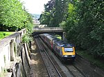 Bridge over railway in Sydney Gardens