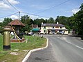 Bentworth village centre in summer