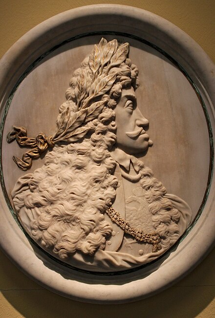 Profile portrait of Leopold I highlighting his "Habsburg jaw", Deutsches Historisches Museum