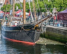 A West Country trading ketch, a term widely used by the 18th century Bessie Ellen (one of the last surviving West Country trading ketchs) (6818651297).jpg