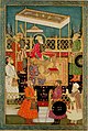 Император Аурангзеб принимает принца Муаззама. ок. 1707-12гг, Библиотека Честер Битти, Дублин