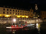 Nächtliches Fischerstechen auf der Dronne