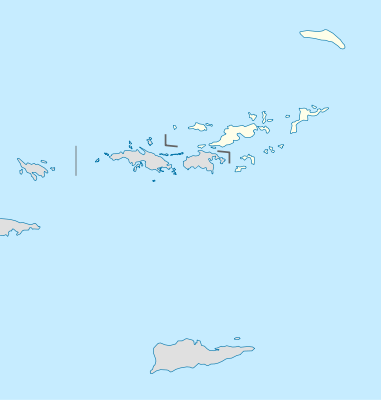 Liggingkaart Britse Maagde-eilande