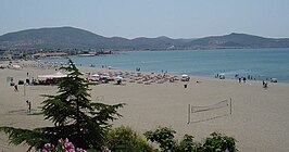 Het strand bij Burhaniye