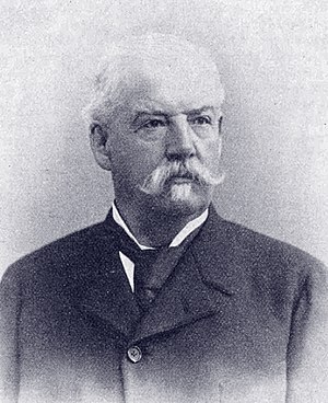 César Vicarino (1833–1910) Ingenieur, Politiker, Basel. Grab auf dem Friedhof Wolfgottesacker, Basel