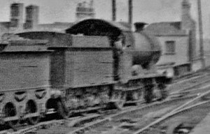 CIÉ 4-4-0 No. 343 at Dublin Amiens St., 1955 from (geograph 5308678) (cropped).jpg