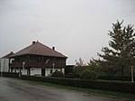 Gränspostering (čardak) vid Sava. Numera i friluftsmuseet i Županja.