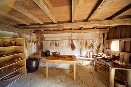 Reconstruction of a Roman kitchen in Austria