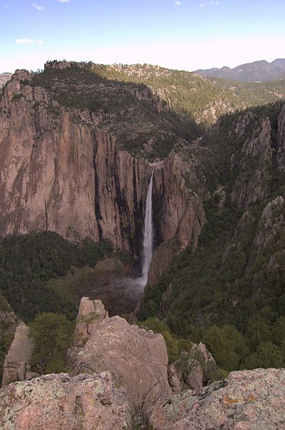 Basaseachic Falls in Copper Canyon.