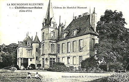Le château remanié après 1870.