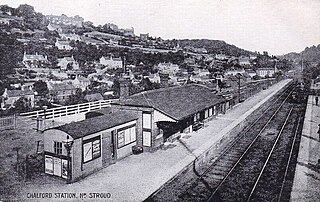 <span class="mw-page-title-main">Chalford railway station</span> Former railway station in England