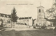 L'église de Chamarandes au début du XXè siècle.