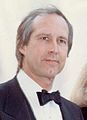 Chevy Chase on the red carpet at the 62nd Annual Academy Awards, March 26th, 1990, photo by Alan Light