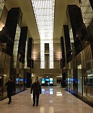 The lobby inside the Board of Trade