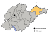 La préfecture de Yantai dans la province du Shandong